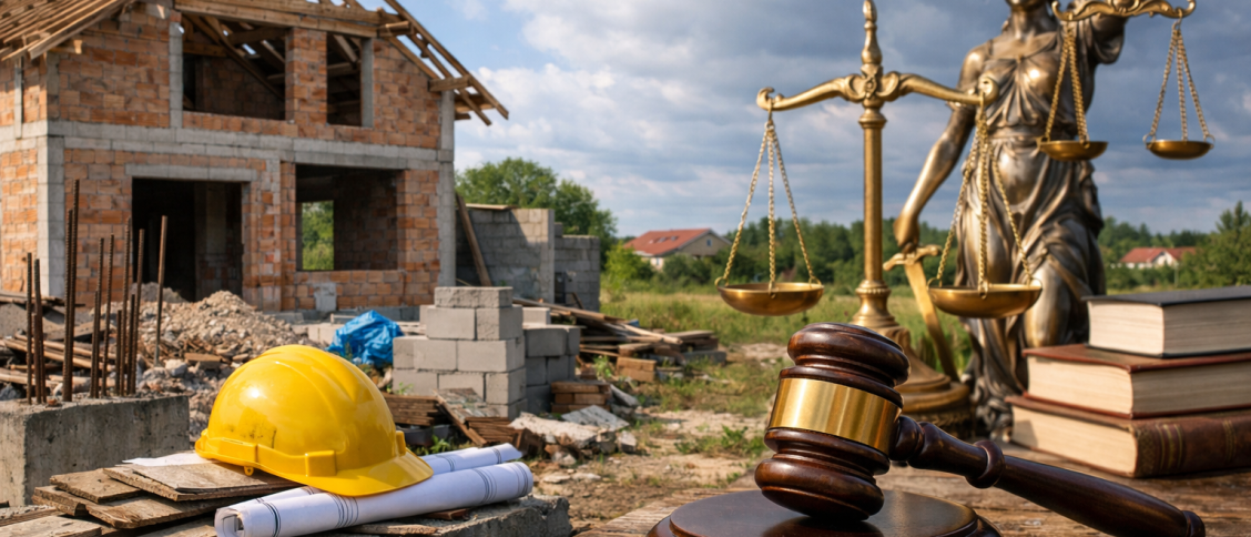Recours légal et procédures juridiques en cas d'abandon de chantier par un constructeur de maison